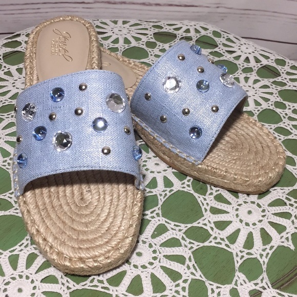 NWOB Badgley Mischka Embellished Sandals - Picture 1 of 9